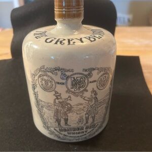 Vintage The Greybeard Heather Dew Ceramic Scotch Whisky Stoneware Jug MB Ltd.